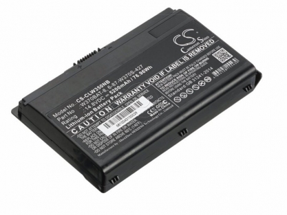 АКБ для ноутбука Clevo W350ET, W350ETQ (6-87-W370S-4271, W370BAT-8), 5200mAh, SP