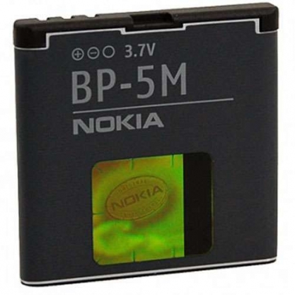 АКБ для Nokia 6500s, 5610x.m., 5700, 6110n, 7390, 8600 (BP-5M), 3.7V, 900mAh, original