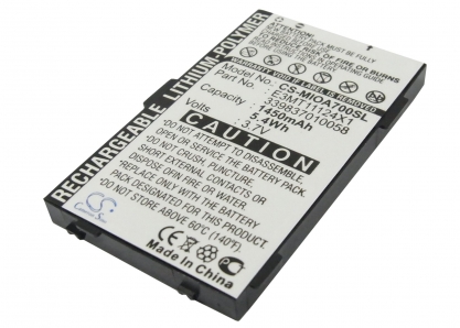 АКБ для MiTAC Mio A700, A701, A710 (E3MT11124X1), 1450mAh, CS (Pitatel)
