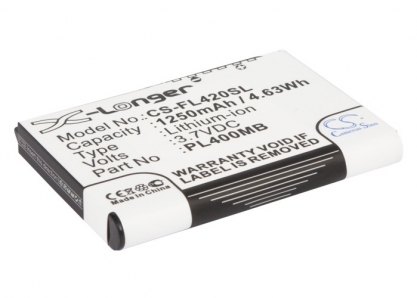 АКБ для Fujitsu Loox 400, 410, 420, C500, C550, N500, N520, N560 (PL400MB), 1250mAh, CS (Pitatel)